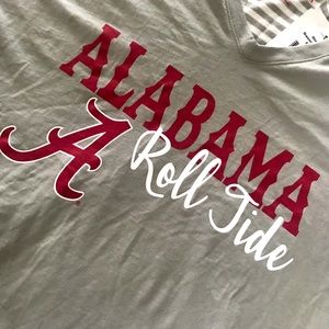 Emerson Street Clothing Alabama Naomi Pima top Pewter Roll tide size SM